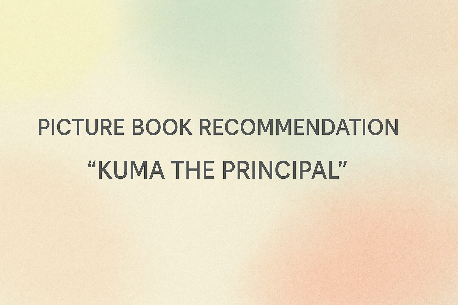 Kuma the Principal thumbnail image